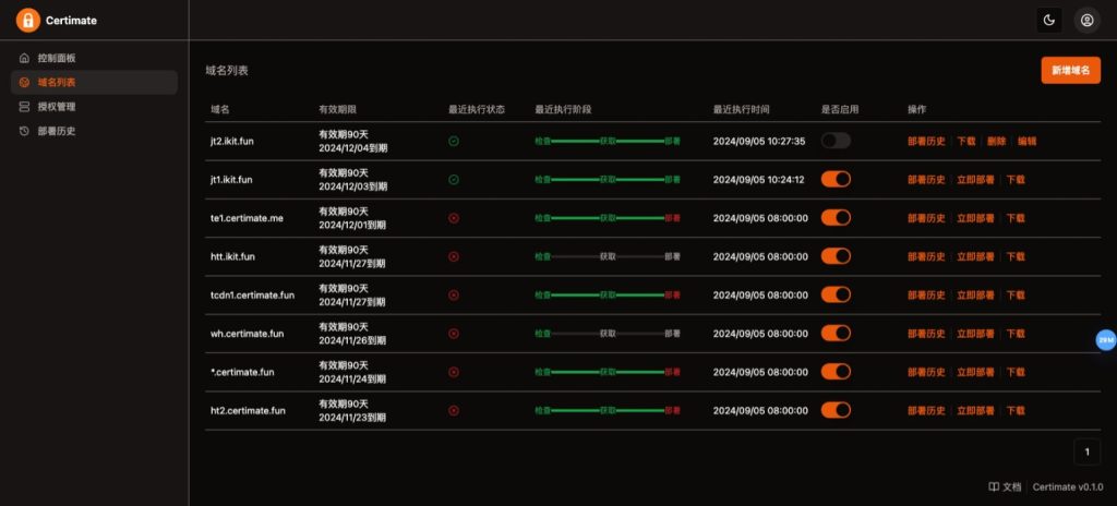 图片[3]-SSL证书管理系统工具网站源码，自动申请、部署SSL证书，并在证书即将过期时自动-〈Destiny宿命〉